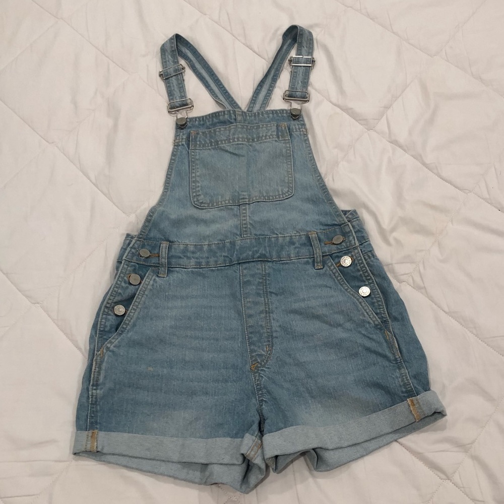 Urban Outfitters Short Jean Overalls